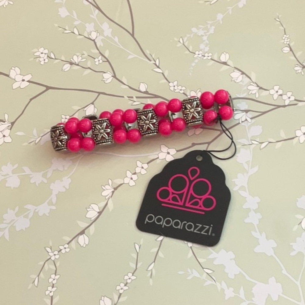 ❄️ Paparazzi | Pink Bracelet Stretch Modern Style Southwestern Bohemian